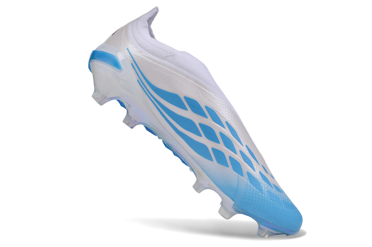 PREDFATOR LACELESS ACCURACY FG WHITE BLUE