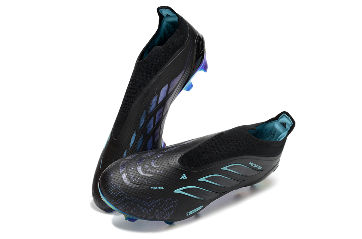 PREDATOR LACELESS ACCURACY FG BLACK BLUE