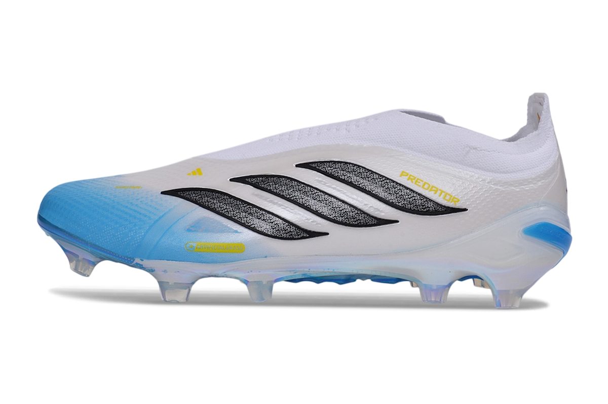 PREDFATOR LACELESS ACCURACY FG WHITE BLUE