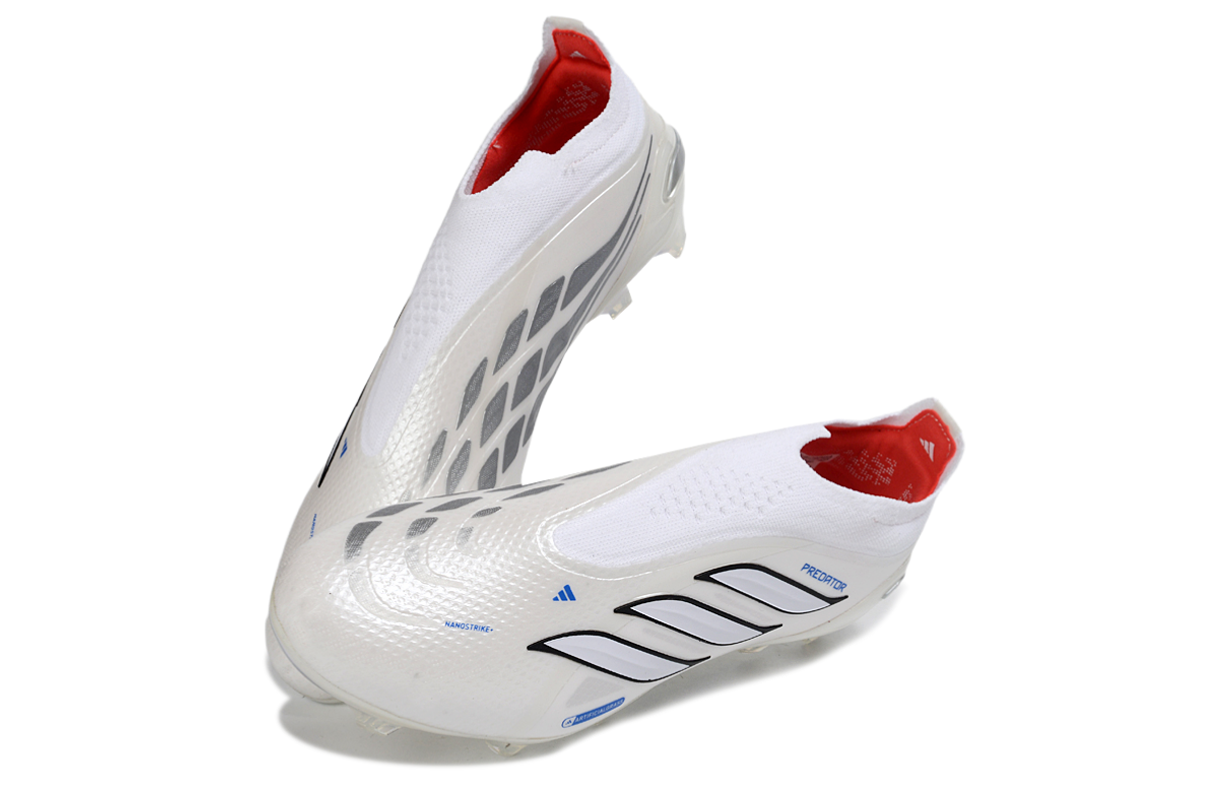 PREDATOR LACELESS  ACCURACY FG FULL WHITE