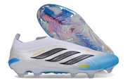 PREDFATOR LACELESS ACCURACY FG WHITE BLUE