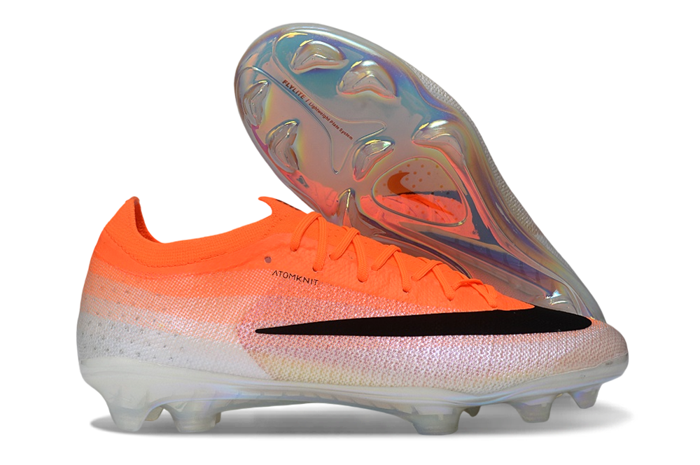 MERCURIAL VAPOR 17 ELITE FG WHITE ORANGE
