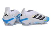 PREDFATOR LACELESS ACCURACY FG WHITE BLUE